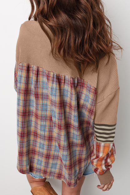 Harper™ – Patchwork Waffle Pullover