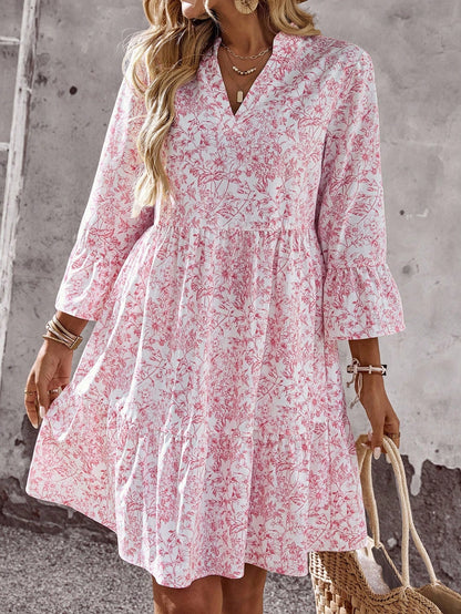 Daisy | Floral collar dress