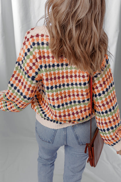Willow™ – Dotty Striped Knit Sweater