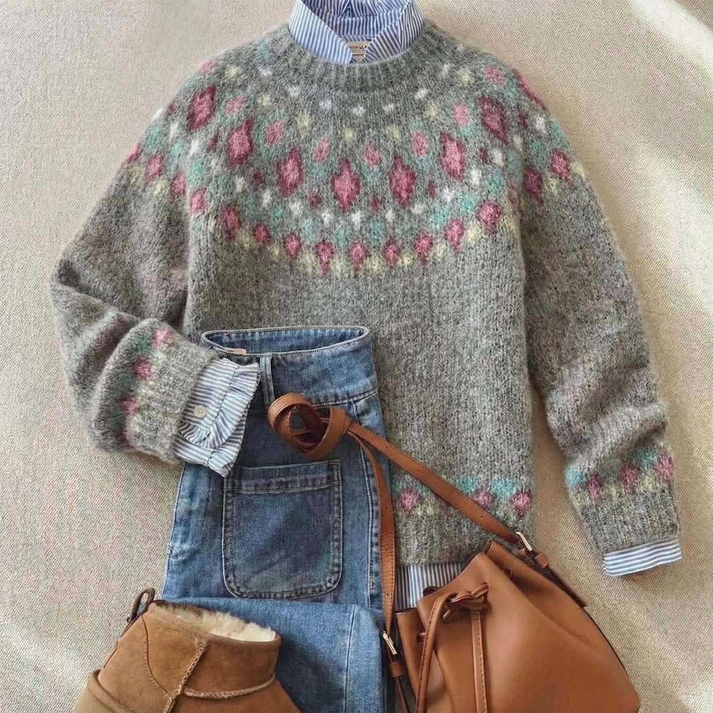 Eleanor™ | Heritage Nordic Knit Sweater