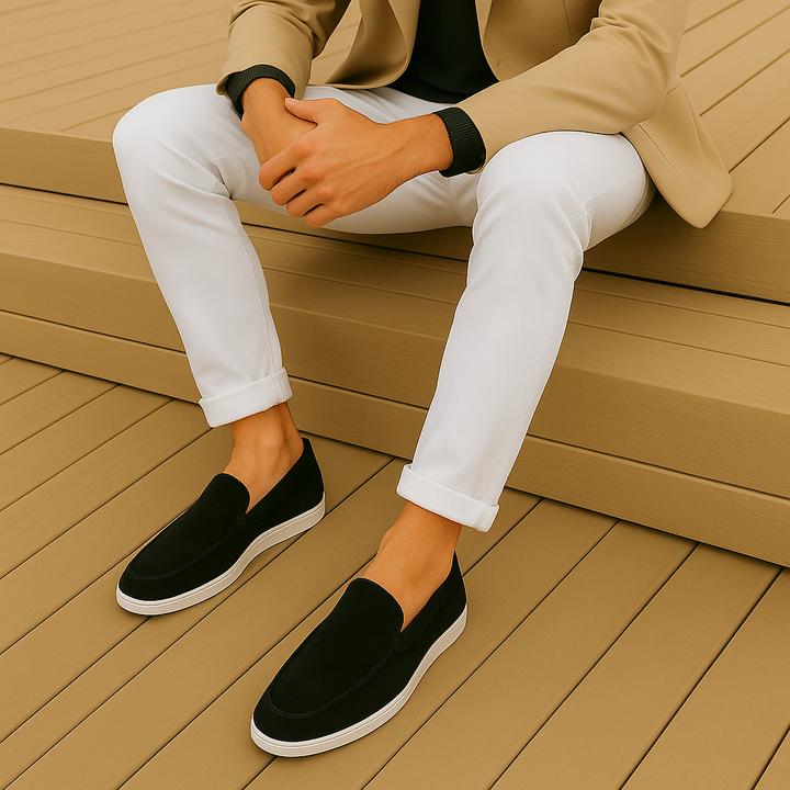 Givalli™ | Eleganta loafers i mocka