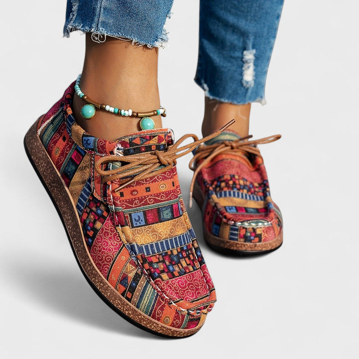 Selvine™ | Ortopediska sneakers med färgglad tryck