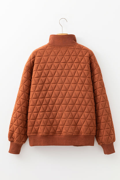Sienna™ quilted half-zip sweatshirt
