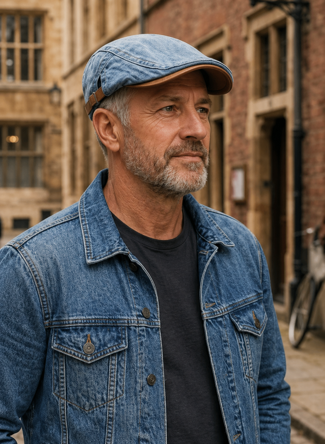Dario™ | Cappellino in denim premium