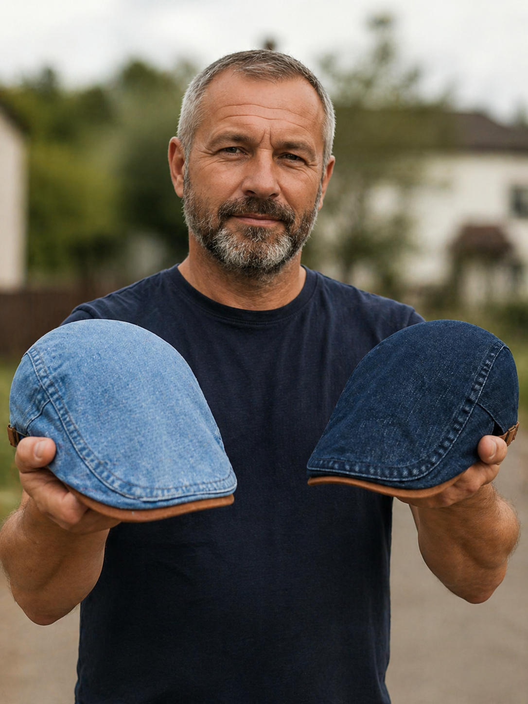 Dario™ | Cappellino in denim premium