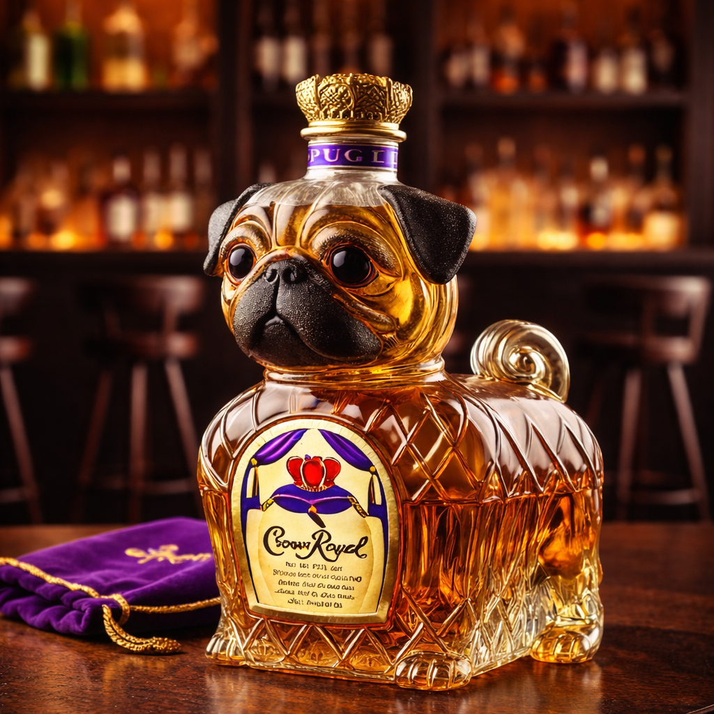 Bottiglia di design - Edizione Bulldog francese
