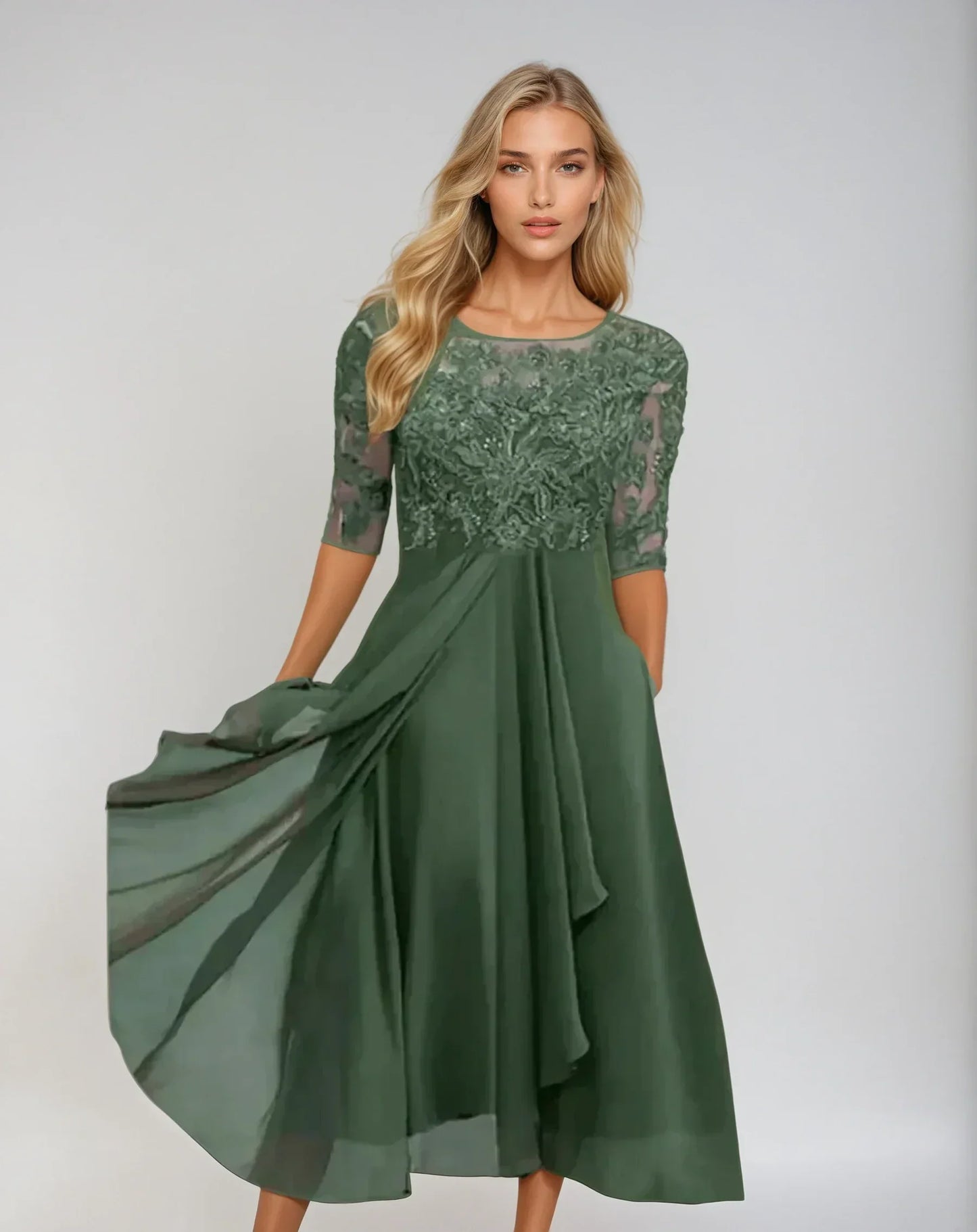 Margherita | Elegante abito in pizzo