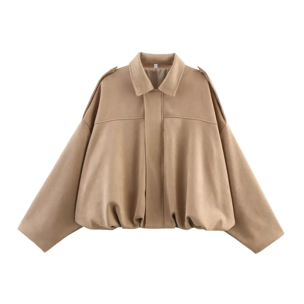 Amara™ – Premium höstjacka med mocka-look