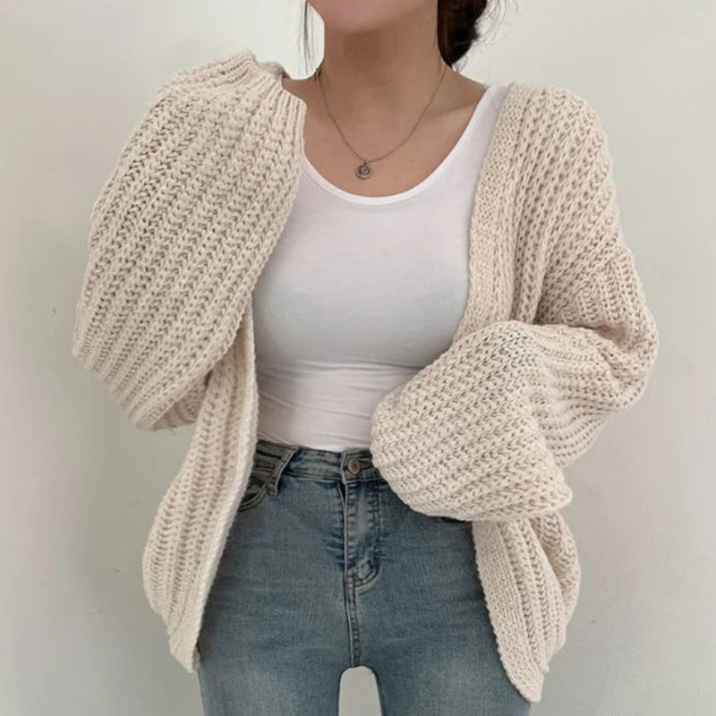 Elinor™ – Oversized Stickad Kofta