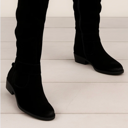 Elara™ | Suede knee-high boots