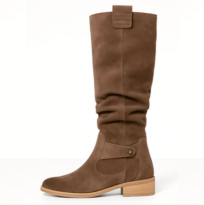 Elara™ | Suede knee-high boots