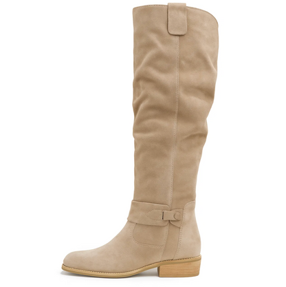 Elara™ | Suede knee-high boots