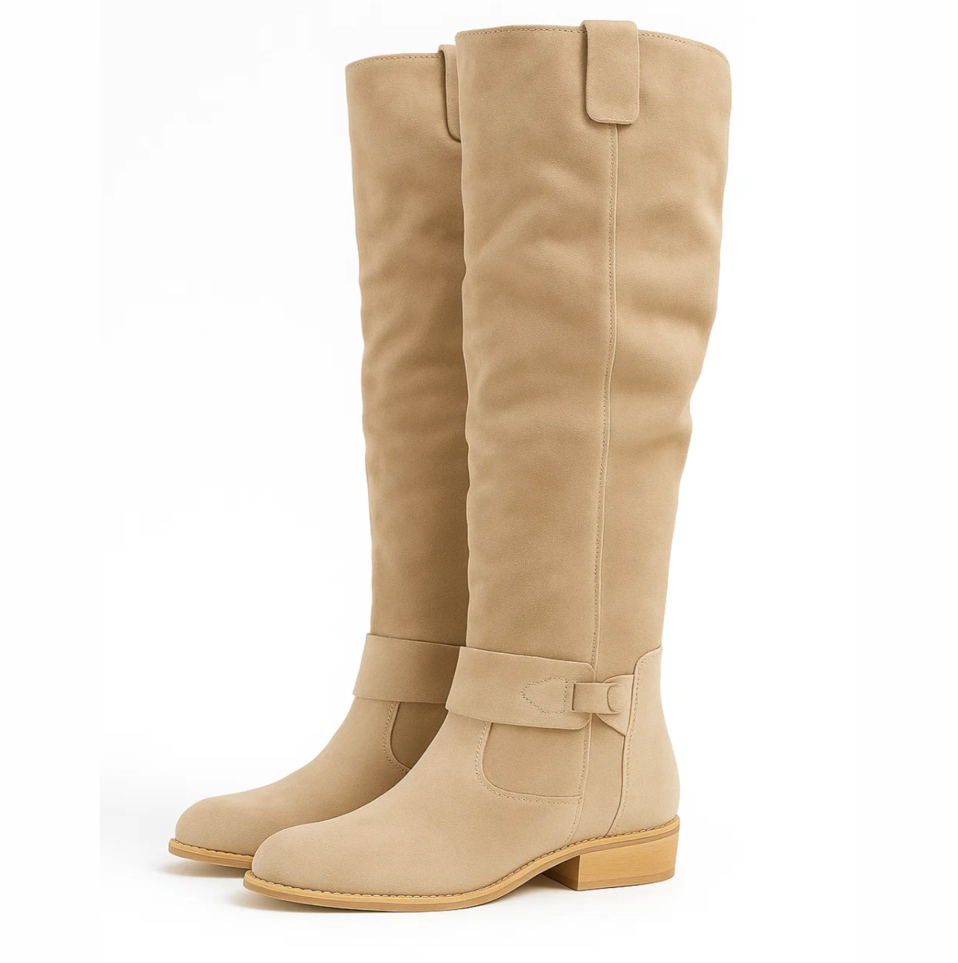 Elara™ | Suede knee-high boots