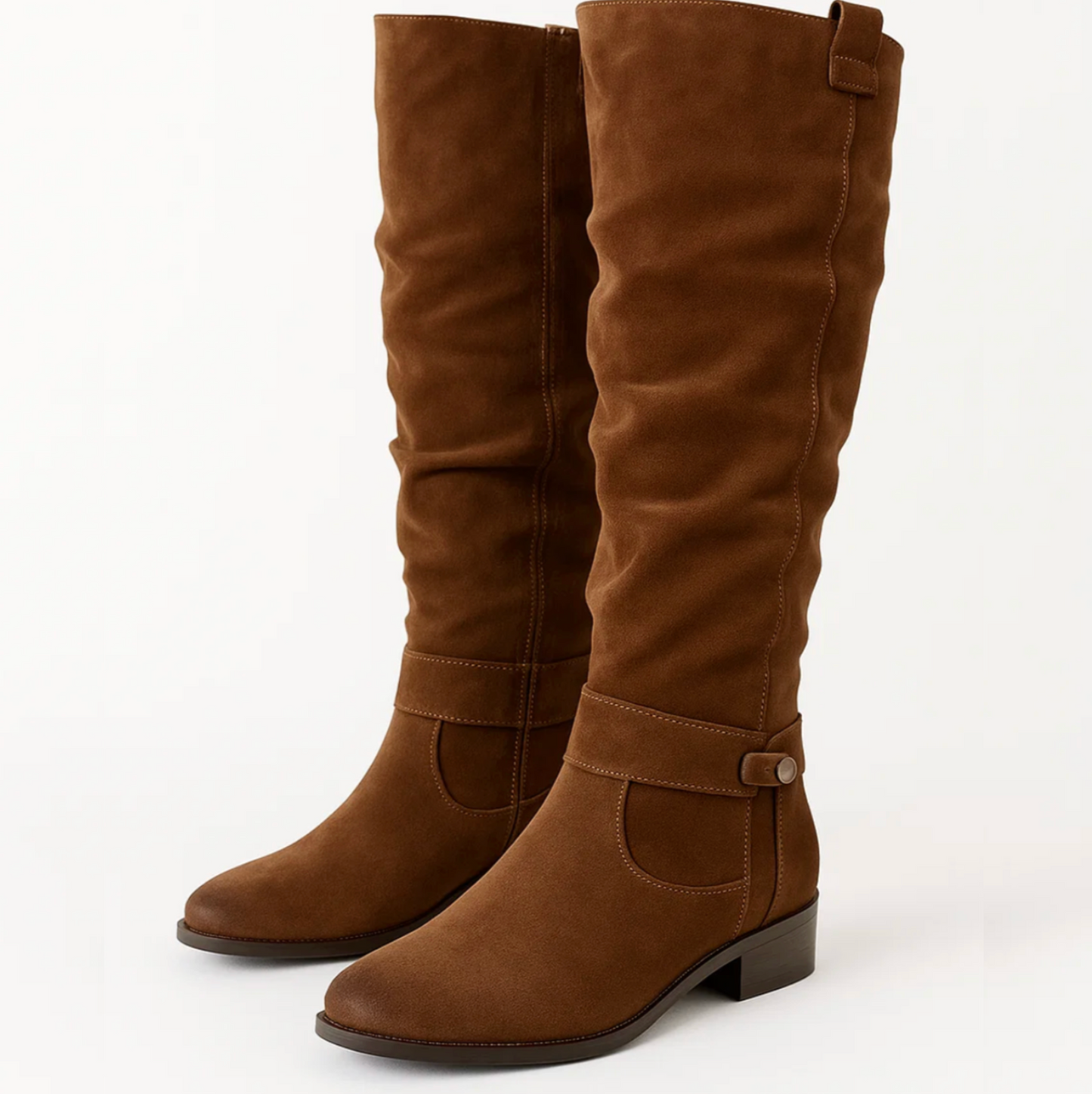 Elara™ | Suede knee-high boots