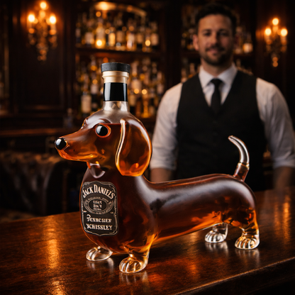 Bottiglia di design - Edizione Dachshund