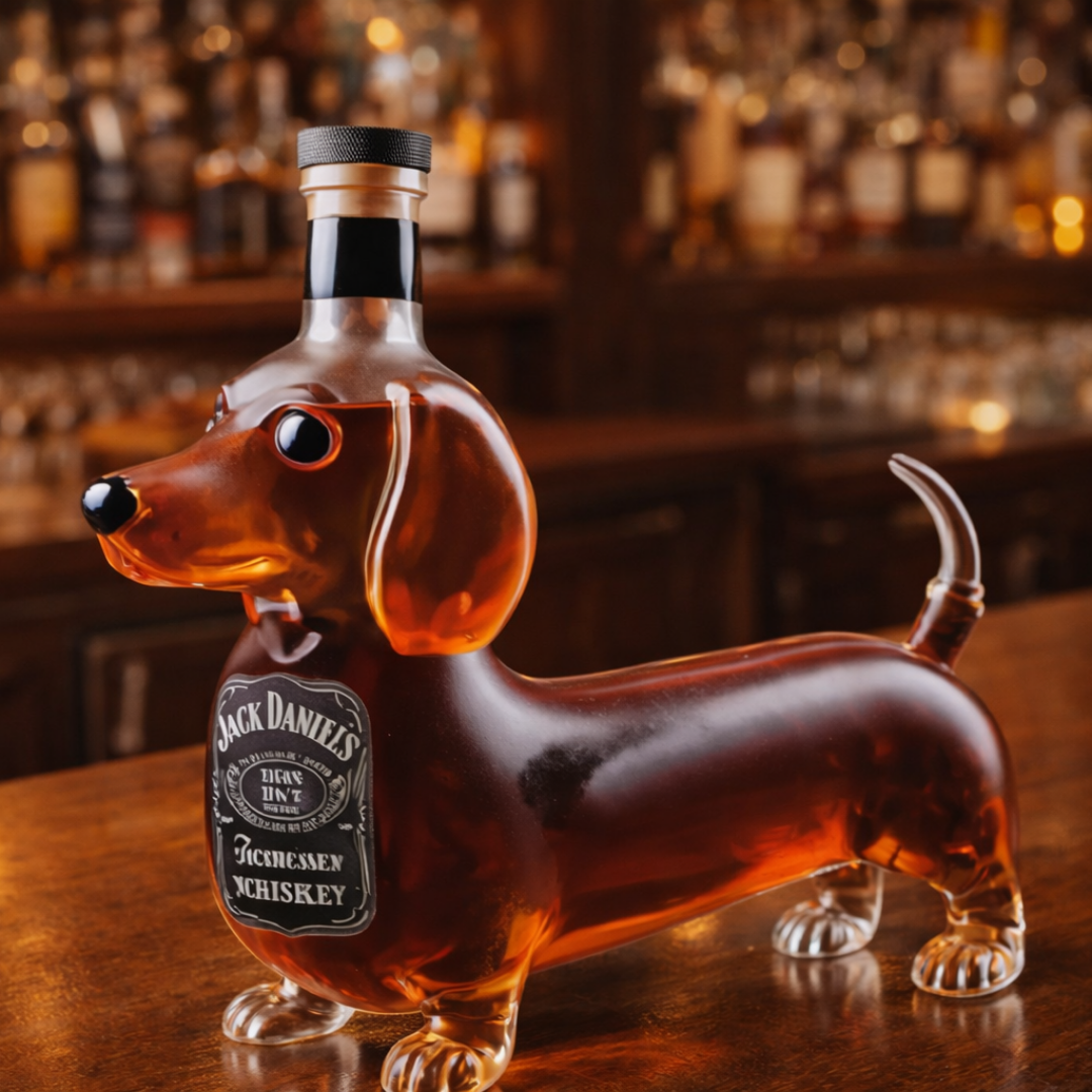 Bottiglia di design - Edizione Dachshund