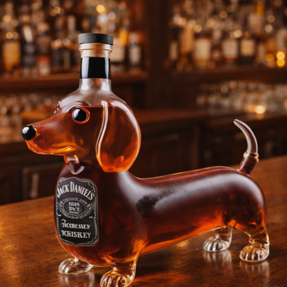 Bottiglia di design - Edizione Dachshund