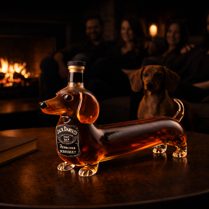 Bottiglia di design - Edizione Dachshund