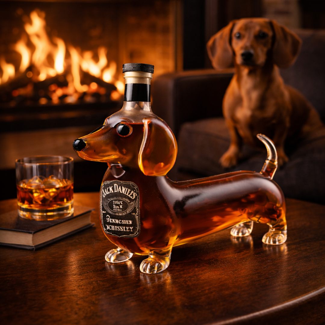 Bottiglia di design - Edizione Dachshund