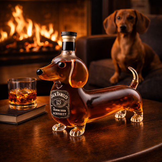 Bottiglia di design - Edizione Dachshund
