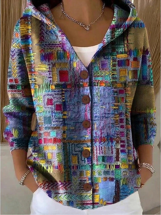 Cassidy™ | Artistic Warm Long Cardigan