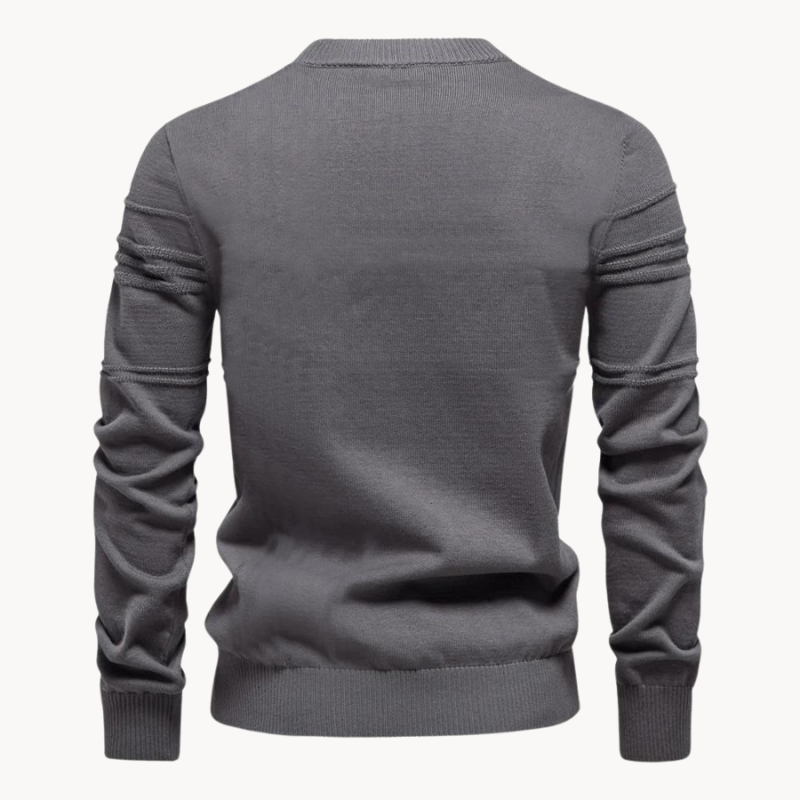 Leo™ | Sweater with Check Design