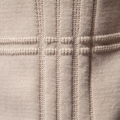 Leo™ | Sweater with Check Design