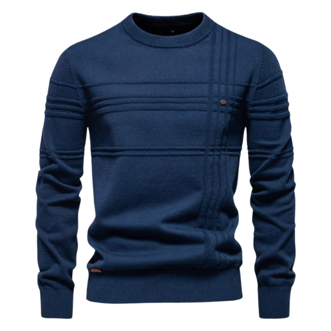 Leo™ | Sweater with Check Design