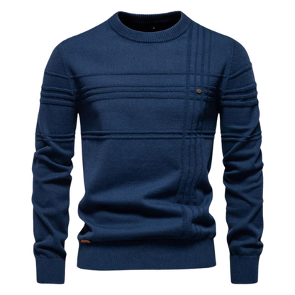 Leo™ | Sweater with Check Design
