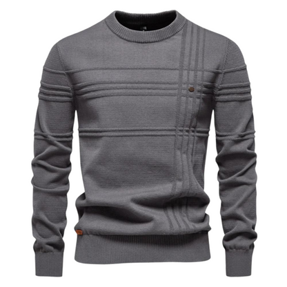 Leo™ | Sweater with Check Design