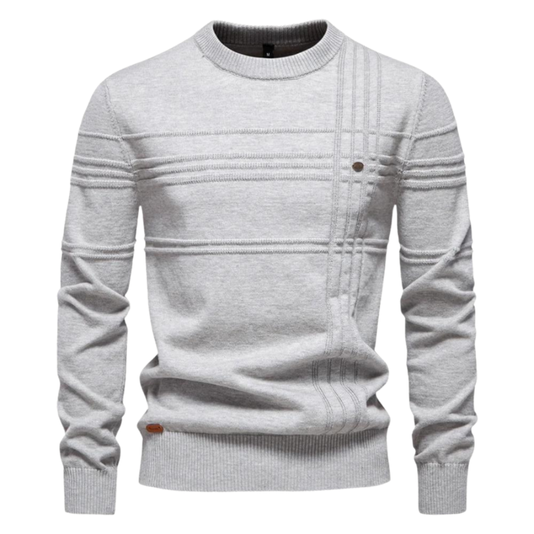 Leo™ | Sweater with Check Design