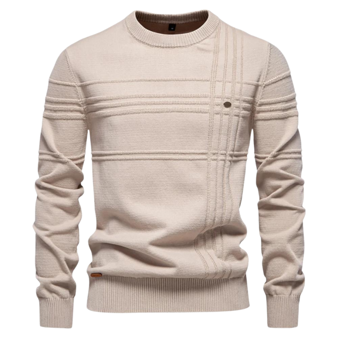 Leo™ | Sweater with Check Design