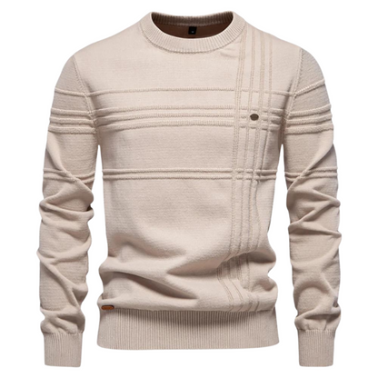 Leo™ | Sweater with Check Design