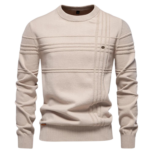 Leo™ | Sweater with Check Design