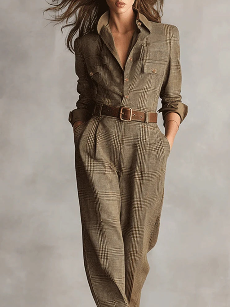 Zoë | Elegant tweedjumpsuit