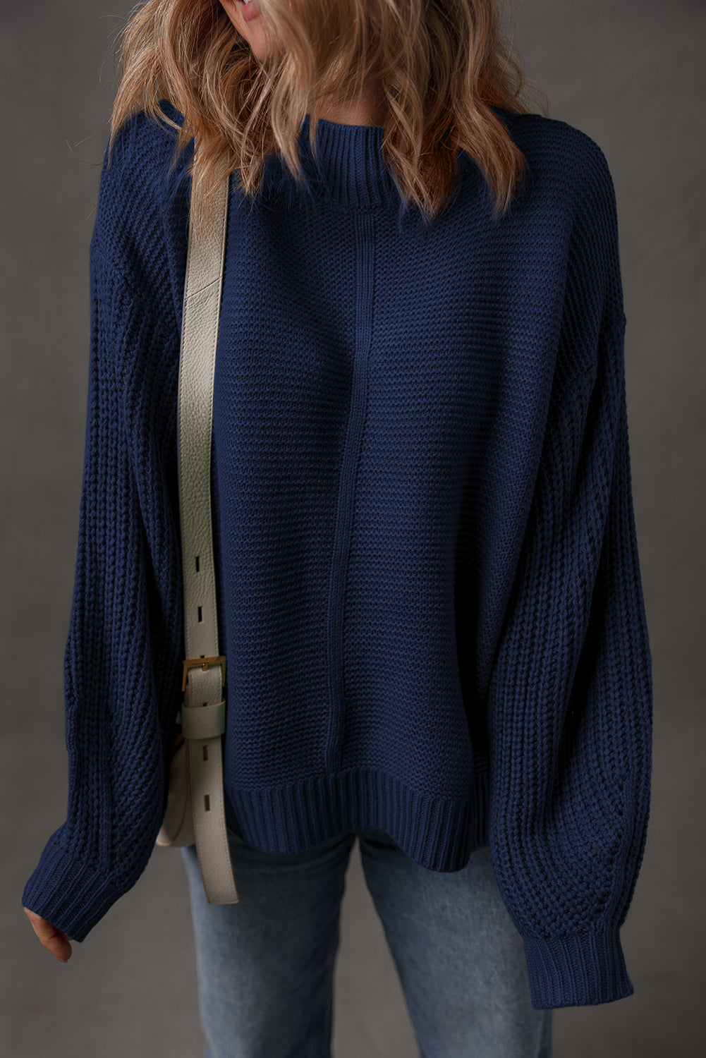 Zaluva™ | Röd Loose Fit Tröja