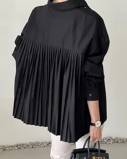 Evelyn™ Blouse | Stylish Pleated Blouse