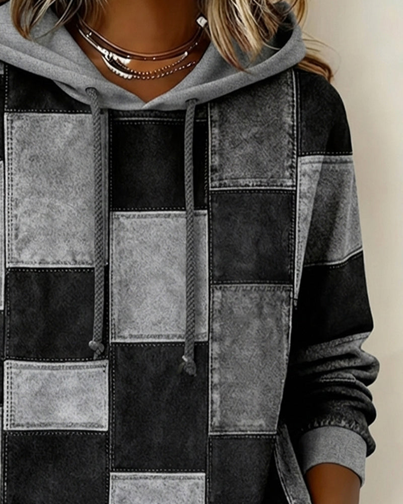 Avery™ | Checkered Hoodie