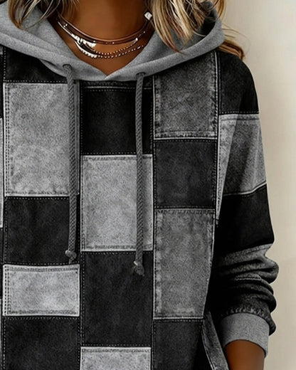 Avery™ | Checkered Hoodie