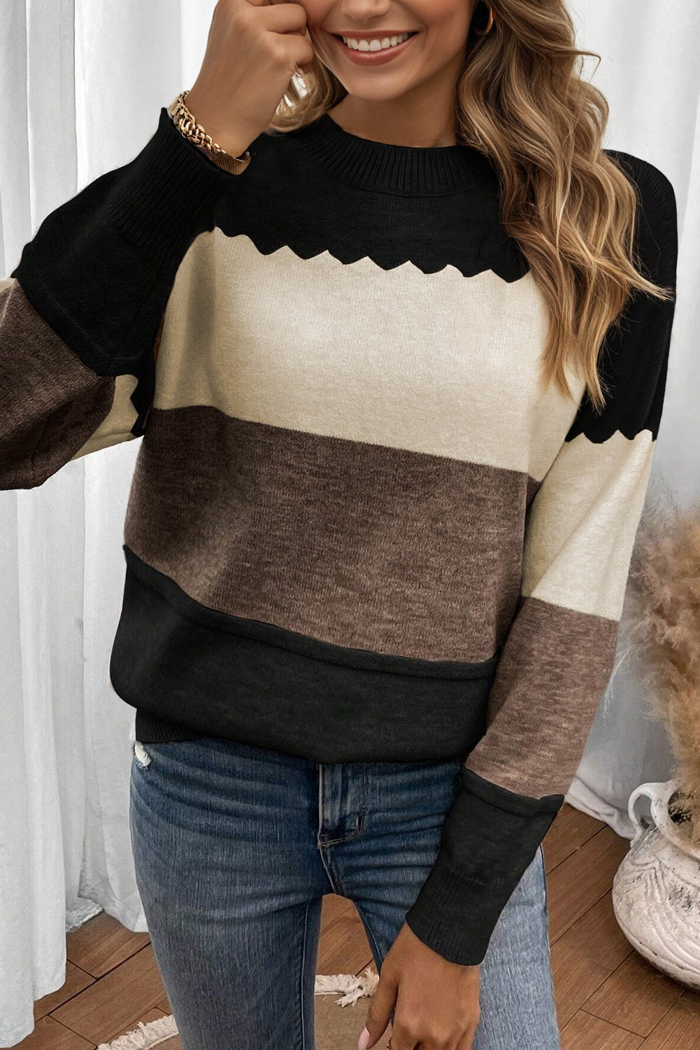 Zaluva™ | Colorblock Tröja