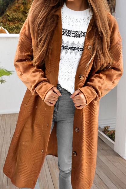 Solace™ – Textured Duster Coat