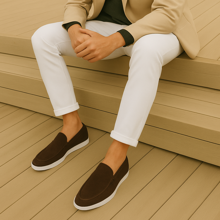 Givalli™ | Eleganta loafers i mocka