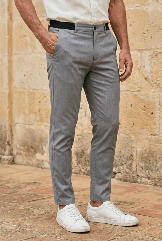 André Ferran Pantaloni Chino Atletici Stretch 4 Vie