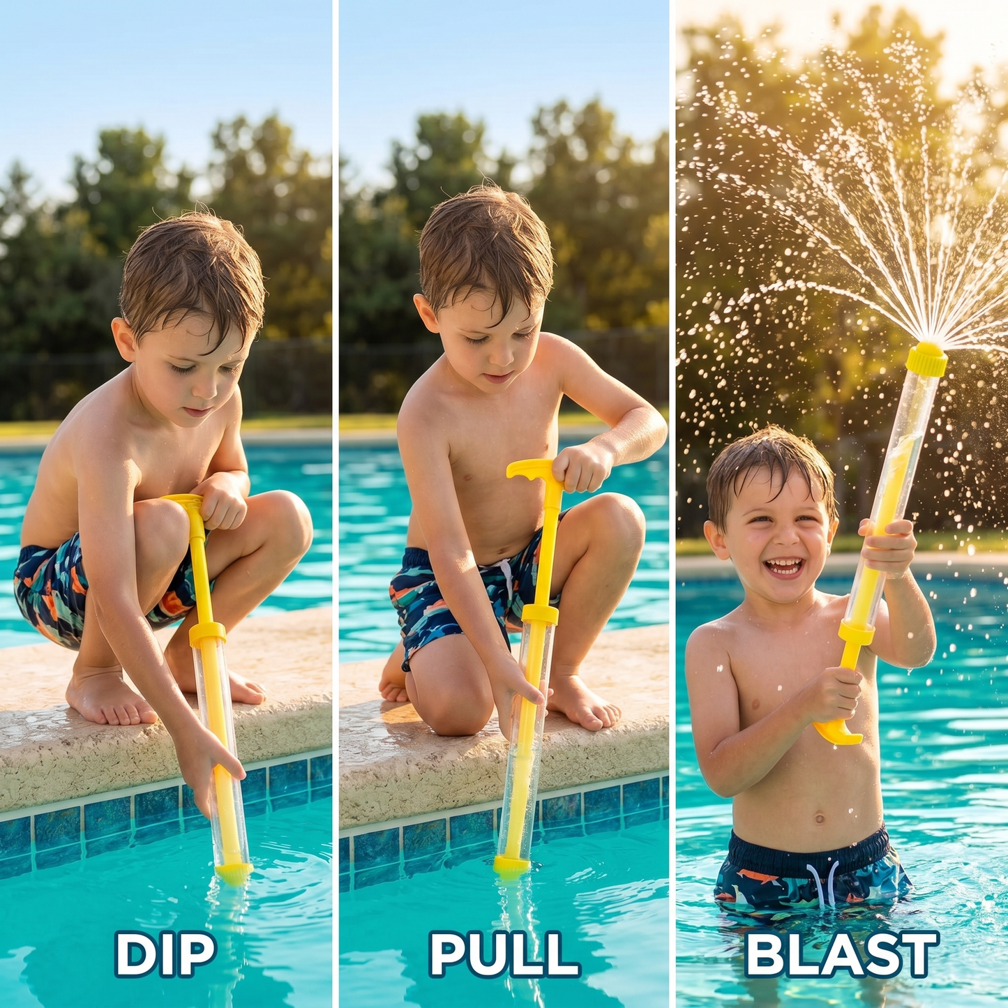 SplashBlast™ Vattenblaster med Fyrverkeri