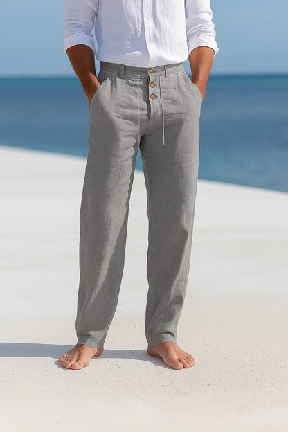 Pantaloni in Lino André Ferran Porto