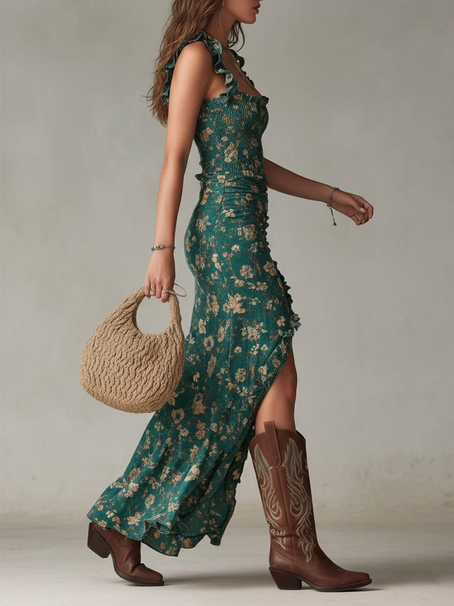 Mika | Vestito Maxi Boho Retro