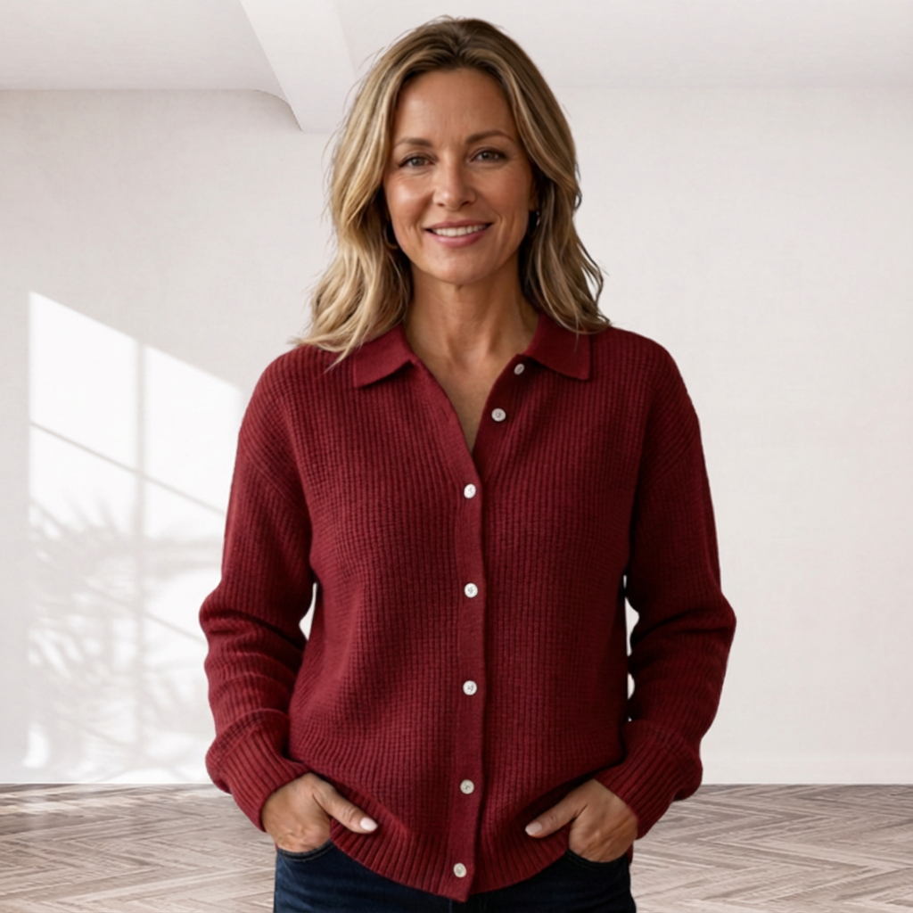 Maeve | Classic Collar Cardigan