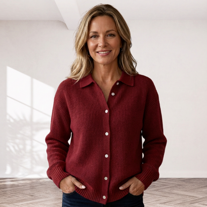 Maeve | Classic Collar Cardigan