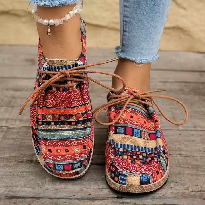 Selvine™ | Ortopediska sneakers med färgglad tryck