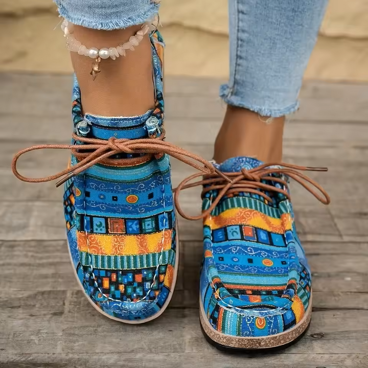 Selvine™ | Ortopediska sneakers med färgglad tryck